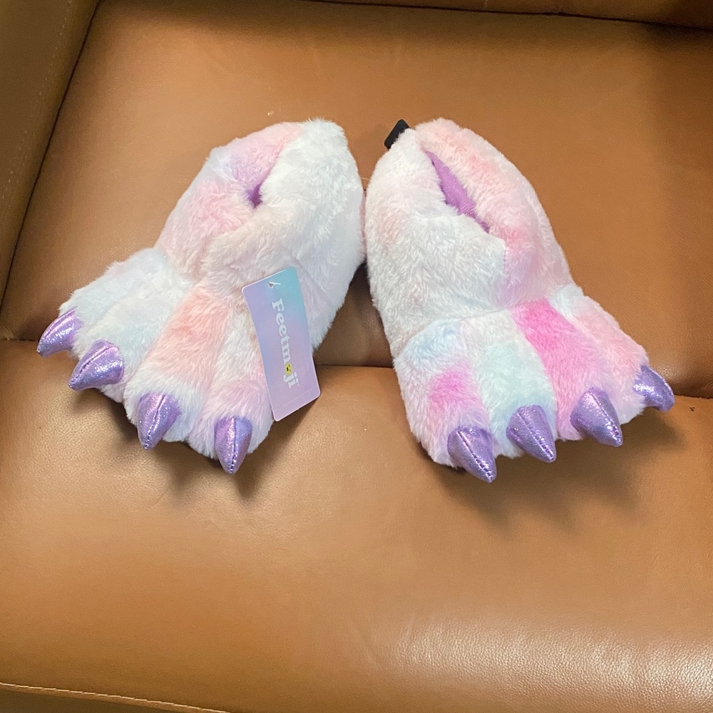 Kids Unicorn Claw Slippers - Multicolor